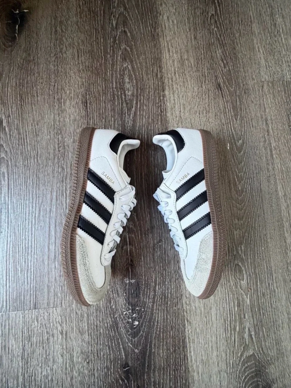adidas White and Black Classic Low-Top Sneakers